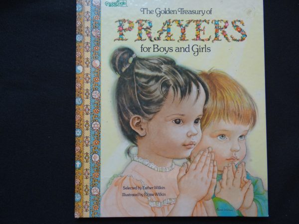BGB-The Golden Treasury of Prayers for Boys and Girls- Big Golden Book (Eloise Wilkin)