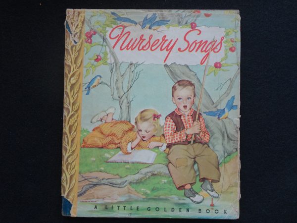 Nursery Songs- 1945 With Dust Jacket!- 10th