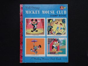 Mickey Mouse Club Stamp Book- A