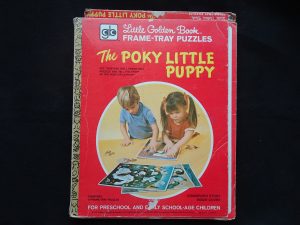 Frame Tray Puzzles- Poky Little Puppy- Set of 4
