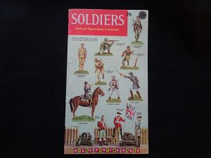 Golden Funtime Punchout Book- Soldiers 1957