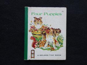 Four Puppies- Golden Tiny Book
