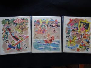 Frame Tray Puzzles- From 1951 Paper Doll Book