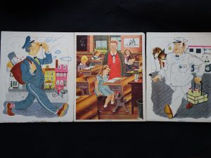 Frame Tray Puzzles- 3 Eloise Wilkin Pictures!