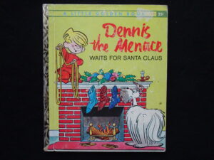 Dennis the Menace Waits for Santa Claus