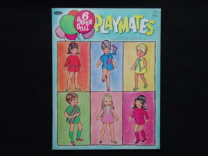 Paper Doll- Playmates- 6 Dolls With Individual Wardrobes!